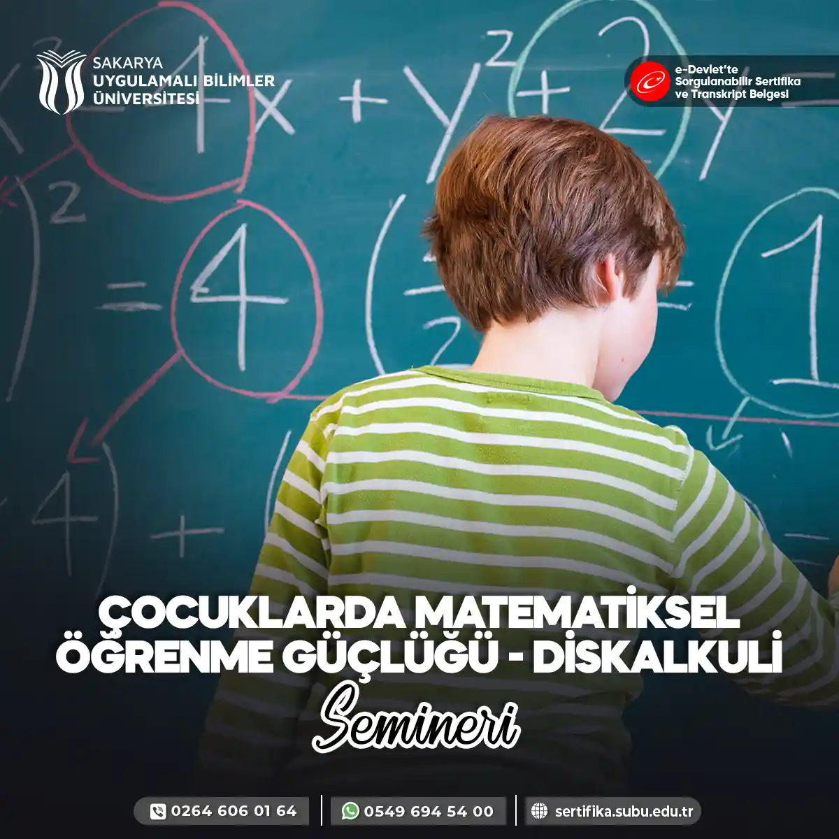 Çocuklarda Matematiksel Öğrenme Güçlüğü - Diskalkuli Semineri